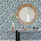 Jana Teal Jacobean Wallpaper