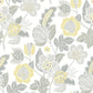 Jana Light Grey Jacobean Wallpaper