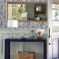 Bannon Blue Leaves Wallpaper