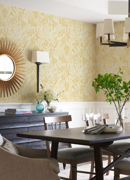 Bannon Yellow Leaves Wallpaper
