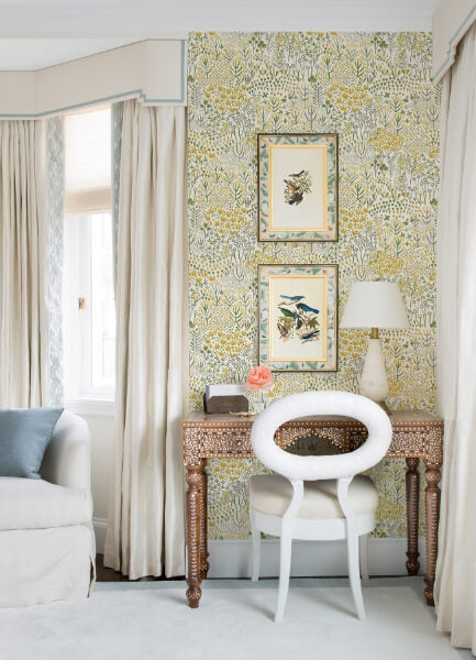 Chilton Yellow Wildflowers Wallpaper