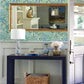 Chilton Blue Wildflowers Wallpaper