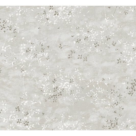 Arian Silver Inkburst Wallpaper
