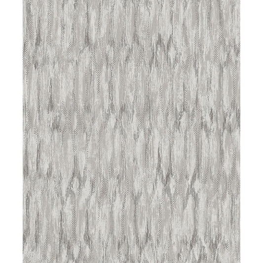 Kintana Silver Abstract Trellis Wallpaper