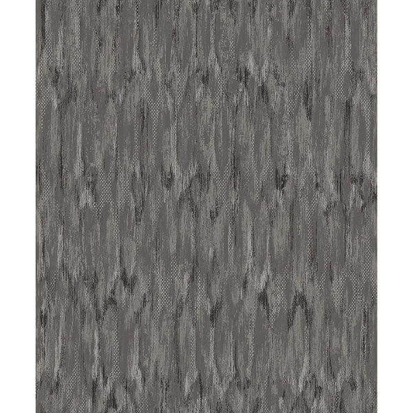 Kintana Pewter Abstract Trellis Wallpaper