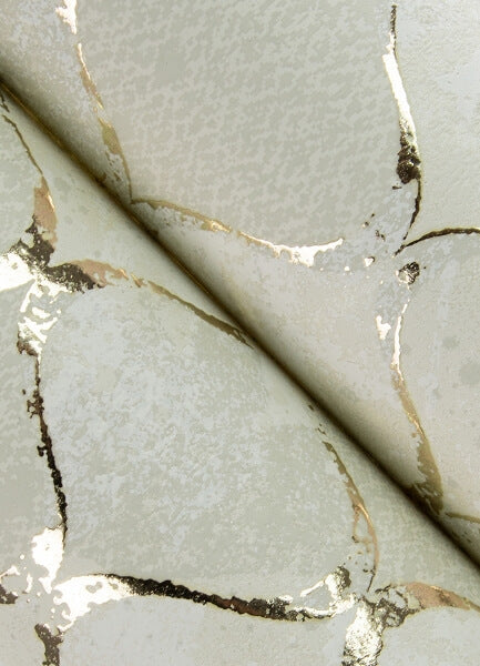 Pilak Gold Ogee Tile Wallpaper