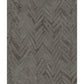 Amesemi Dark Grey Distressed Herringbone Wallpaper