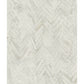Amesemi Off White Distressed Herringbone Wallpaper