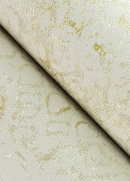 Zilarra Taupe Abstract Snakeskin Wallpaper