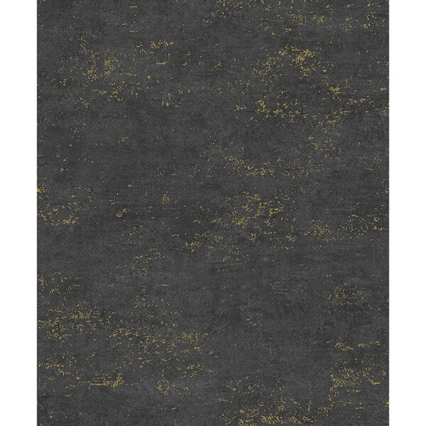 Elatha Charcoal Gilded Texture Wallpaper
