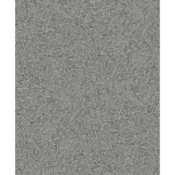 Soma Sterling Metallic Crackling Wallpaper