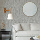 Zinarliya Silver Column Wallpaper