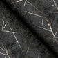 Bulan Black Abstract Lines Wallpaper