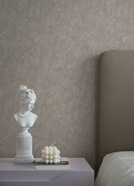 Pliny Light Grey Distressed Texture Wallpaper