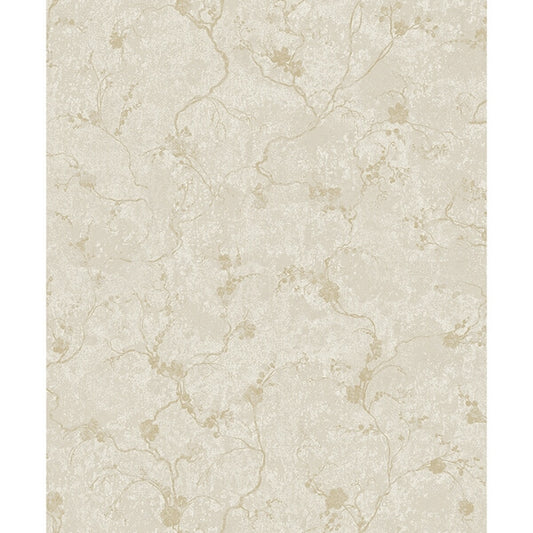 Mahina Pearl Floral Vine Wallpaper