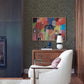 Rauta Pewter Hexagon Tile Wallpaper