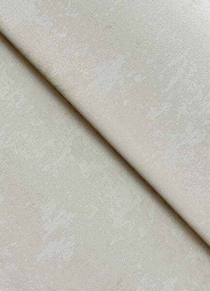Haliya White Metallic Plaster Wallpaper