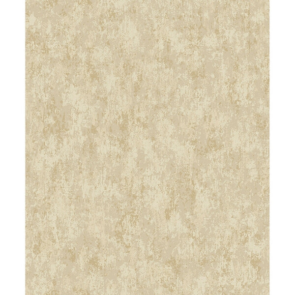 Haliya Champagne Metallic Plaster Wallpaper