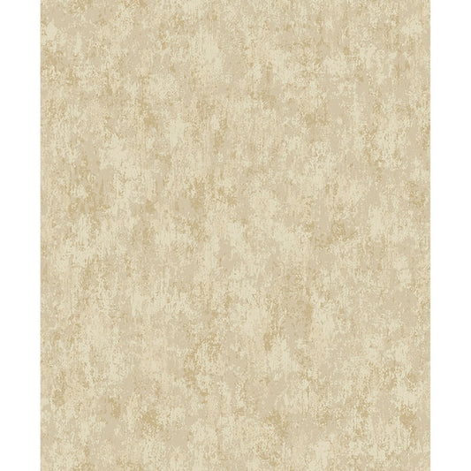 Haliya Champagne Metallic Plaster Wallpaper