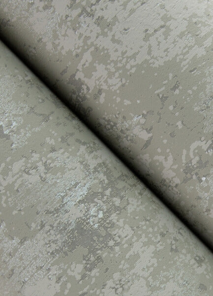 Haliya Sterling Metallic Plaster Wallpaper