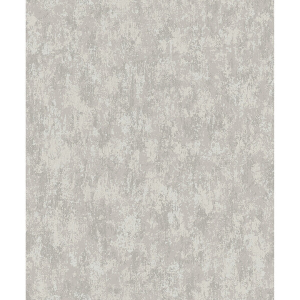 Haliya Silver Metallic Plaster Wallpaper