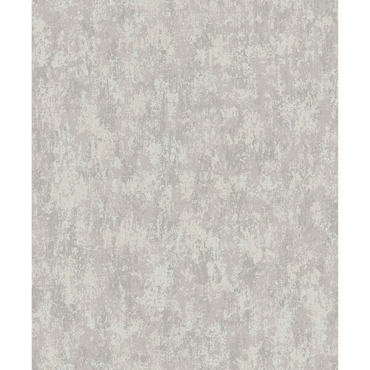 Haliya Silver Metallic Plaster Wallpaper