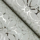 Khauta Silver Floral Geometric Wallpaper