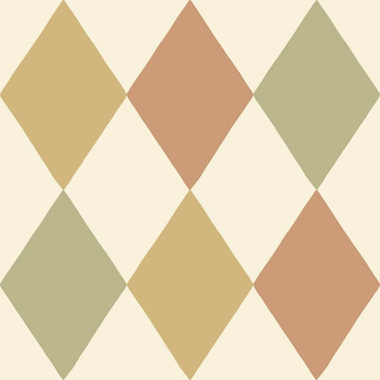 Kalas Mustard Diamond Wallpaper