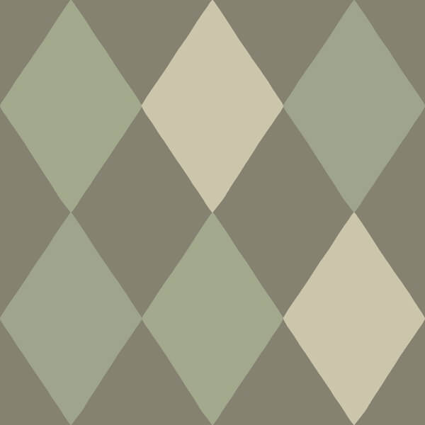 Kalas Olive Diamond Wallpaper