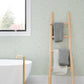 Periwinkle Light Green Textured Floral Wallpaper
