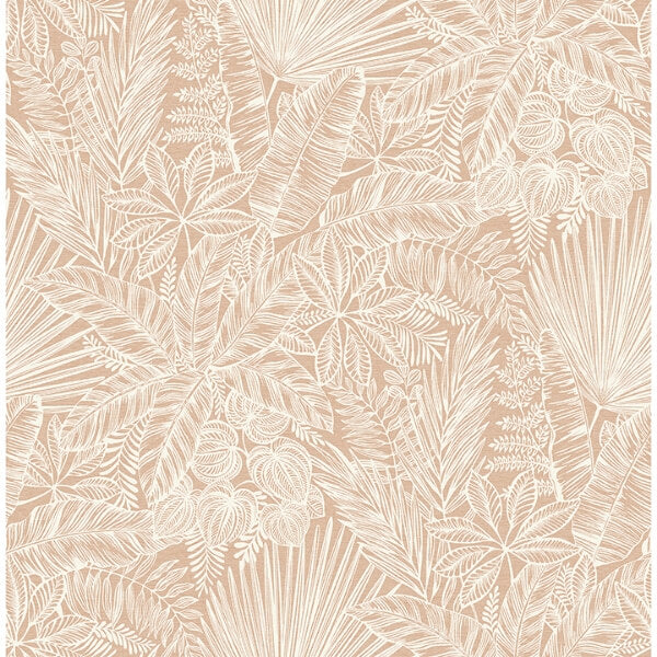 Vita Blush Botanical Wallpaper