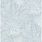 Vita Blue Botanical Wallpaper