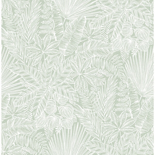 Vita Sage Botanical Wallpaper