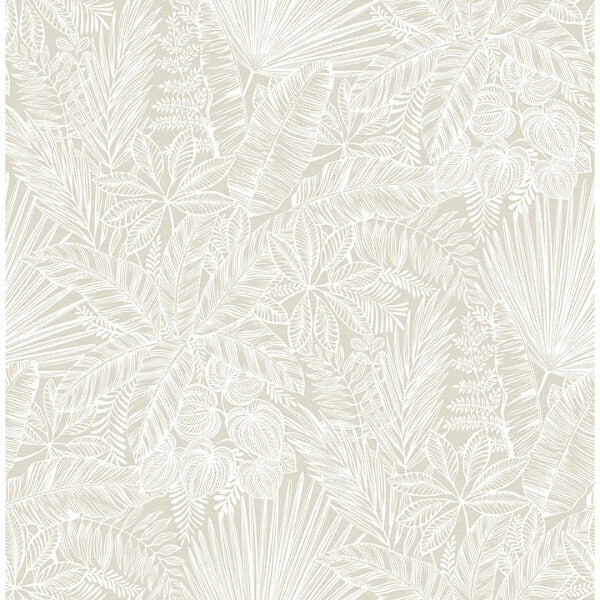 Vita Off-White Botanical Wallpaper