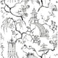 Serena Charcoal Chinoiserie Wallpaper