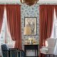 Cecilia Light Blue Fruit Wallpaper