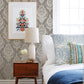 Arlie Grey Botanical Damask Wallpaper