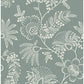 Maeve Sea Green Jacobean Trail Wallpaper