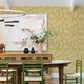 Maeve Mustard Jacobean Trail Wallpaper