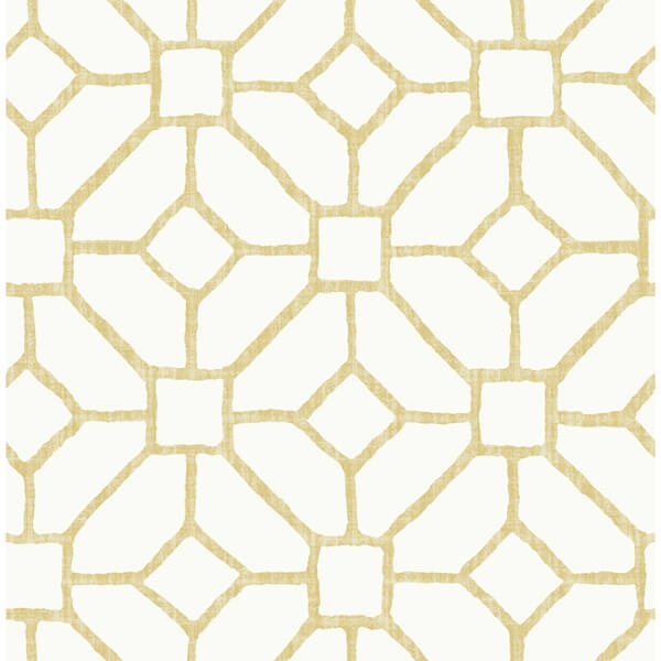 Addis Gold Trellis Wallpaper
