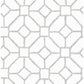 Addis Grey Trellis Wallpaper