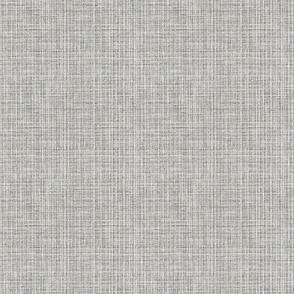 Kantera Grey Fabric Texture Wallpaper
