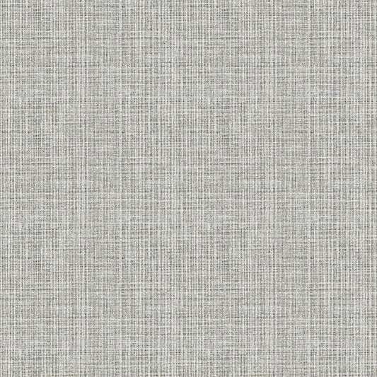Kantera Grey Fabric Texture Wallpaper