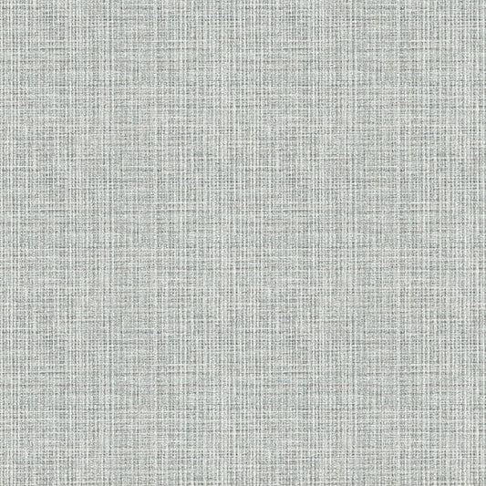 Kantera Turquoise Fabric Texture Wallpaper