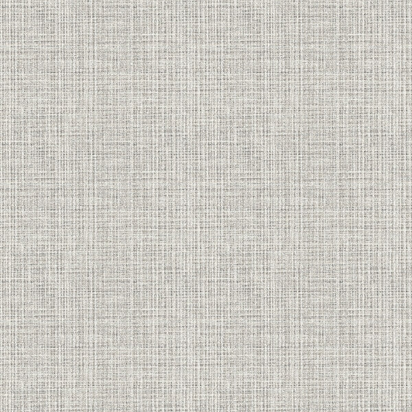 Kantera Light Grey Fabric Texture Wallpaper