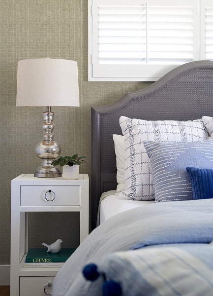 Kantera Chestnut Fabric Texture Wallpaper