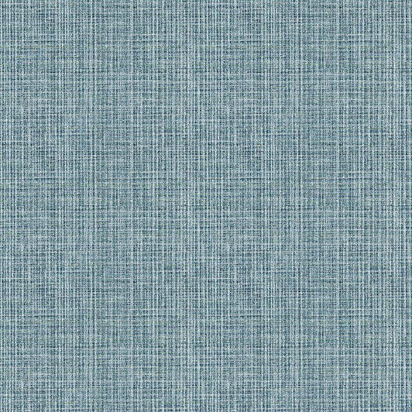 Kantera Blue Fabric Texture Wallpaper