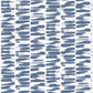 Myrtle Indigo Abstract Stripe Wallpaper