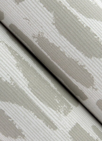 Myrtle Grey Abstract Stripe Wallpaper