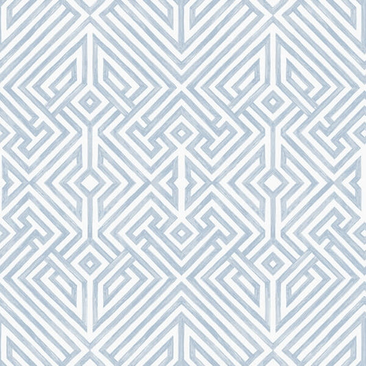 Lyon Blue Geometric Key Wallpaper